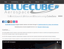 Tablet Screenshot of bluecubesat.com
